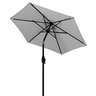 DERBY Garden Parasol Basic Lift NEO 1,8m, 827, Grey - Sun Umbrella