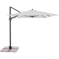 DOPPLER Garden Parasol myZone 320 × 240cm, Grey - Sun Umbrella