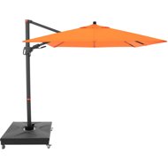 DOPPLER Garden Parasol myZone 210 × 210cm, Orange - Sun Umbrella
