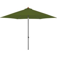 DOPPLER Garden Parasol myZone Push Up 300cm, Green - Sun Umbrella