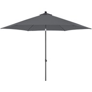DOPPLER Garden Parasol myZone Push Up 300cm, Anthracite - Sun Umbrella