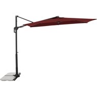 DOPPLER Garden Parasol ACTIVE 240 × 135cm, Design 833, Burgundy - Sun Umbrella
