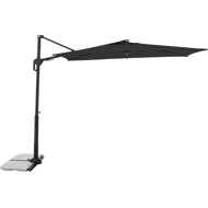 DOPPLER Garden Parasol ACTIVE 240 × 135cm, Design 840, Anthracite - Sun Umbrella