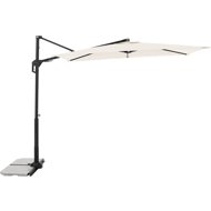 DOPPLER Garden Parasol ACTIVE 240 × 135cm, Design 820, Natural - Sun Umbrella