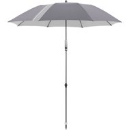 DOPPLER Garden Parasol E×pert Multi Push Up 160cm, Design 840S1, Anthracite - Sun Umbrella