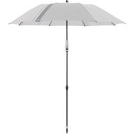 DOPPLER Garden Parasol E×pert Multi Push Up 160cm, Design 827S, Light Grey - Sun Umbrella