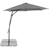 DERBY Parasol ECO 3m, with Side Bar, Desen 840, Anthracite - Sun Umbrella