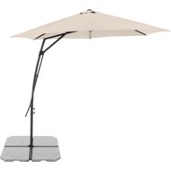 DERBY Parasol ECO 3m, with Side Bar, Design 820, Natural - Sun Umbrella