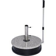 DOPPLER Umbrella stand Expert Easy Move, granite 45 kg - Umbrella Stand