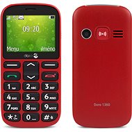 Doro 1360 Dual SIM Red - Mobile Phone