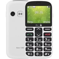 Doro 1360 Dual SIM White - Mobile Phone