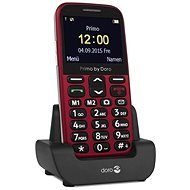 Doro Primo 366 piros töltőállvánnyal - Mobiltelefon
