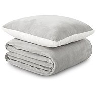 Dormeo warm hug set grey 130 × 190 - Blanket
