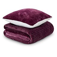 Dormeo warm hug set purple ombré 200 × 200 - Blanket