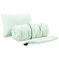 Dormeo AdaptiveGO pillow and blanket set + bag 140 × 200 cm mint green - Bedding Set