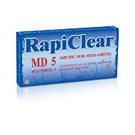 RapiClear Multidrog 5, 1 piece - Home Test