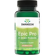 Swanson Epic Pro 25-Strain Probiotic 30 Vegetable Capsules - Probiotics