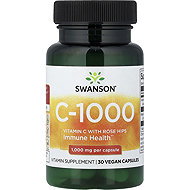 Swanson Vitamin C with Rose Hips 1000 mg 30 capsules - Vitamin C