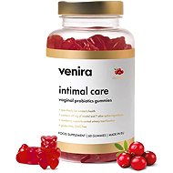 VENIRA Intimal care vaginal probiotics gummies, cranberry 60 pcs - Dietary Supplement