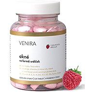 VENIRA Hearts for problem skin care, for clear and clear skin, raspberry 120 tablets - Dietary Supplement