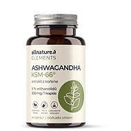Allnature Elements Ashwagandha KSM-66® 300 mg 90 capsules - Ashwagandha