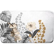 Douceur d'intérieur Bathroom mat with floral pattern KELLY 45 × 75 cm - Bath Mat