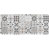 Douceur d'intérieur Oblong bathroom mat with mosaic pattern 50 × 120 cm - Bath Mat