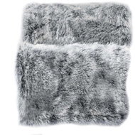 Douceur d'intérieur Soft faux fur blanket 180 × 220 cm Grey - Blanket