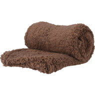 Home Styling Collection Plush blanket 127 × 152 cm brown - Blanket