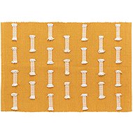 Douceur d'intérieur Cotton carpet JULINE, 50 × 80 cm, yellow - Carpet
