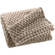 Douceur d'intérieur Flannel bedspread 125 × 150 cm Frosty, Warm touch - Bed Cover