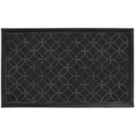 Douceur d'intérieur Emilio doormat, 45 × 75 cm, black - Doormat