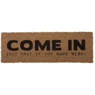 Present time Coir mat Come in, 75 × 26 × 2 cm, light - Doormat