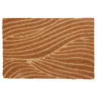 Home Styling Collection Coir mat, 59 × 39 cm, wavy pattern - Doormat