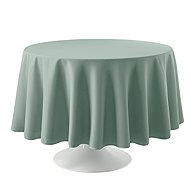 Today Round tablecloth Ova green 180 cm - Tablecloth