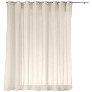 Douceur d'intérieur Wide curtain with rings, linen effect, CARLIN, 300 × 240 cm - Drape