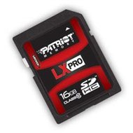 Patriot SDHC 16GB Class 10 LX Pro Series - Memory Card
