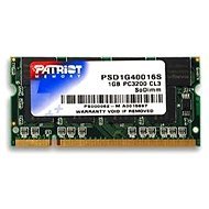 PATRIOT 1GB SO-DIMM DDR 400MHz CL3 Signature Line - RAM