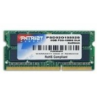 PATRIOT 2GB SO-DIMM DDR3 1333MHz CL9 Signature Line - RAM