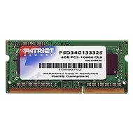 PATRIOT 4GB SO-DIMM DDR3 1333MHz CL9 Signature Line - RAM