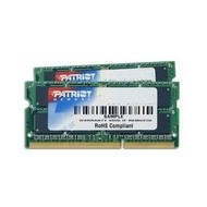 PATRIOT 8GB KIT SO-DIMM DDR3 1066MHz CL7 Signature Line - RAM
