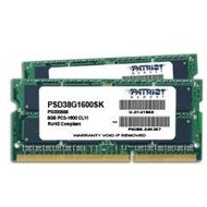 PATRIOT 8GB KIT SO-DIMM DDR3 1600MHz CL11 Signature Line - RAM
