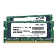 PATRIOT 16GB KIT SO-DIMM DDR3 1333MHz CL9 Signature Line - RAM
