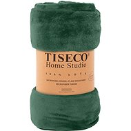 Tiseco Cosy microfleece blanket 150 × 200 cm, dark green - Blanket