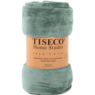 Tiseco Cosy microfleece blanket 150 × 200 cm, sage - Blanket