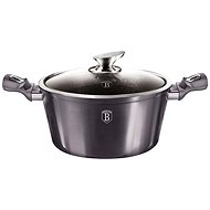 BERLINGERHAUS Casserole with lid with marble surface Carbon PRO Line 24cm - Casserole Pot