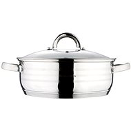 BLAUMANN Baking dish / casserole with lid stainless steel Gourmet Line 20cm - Casserole Pot