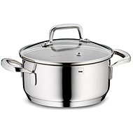 KELA Stainless steel casserole with lid 18/10 FLAVORIA 16cm - Casserole Pot