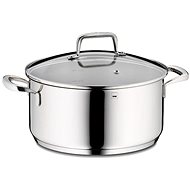 KELA Stainless steel casserole with lid 18/10 FLAVORIA 24cm - Casserole Pot