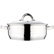 BLAUMANN Baking dish / pot with lid stainless steel 24 cm Gourmet Line - Pot